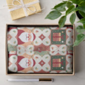Christmas Patchwork Quilt Seidenpapier (Geschenk)