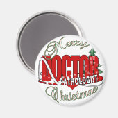 CHRISTMAS PATHOLOGISTISCHER ARZT MAGNET (Vorderseite/Rückseite)