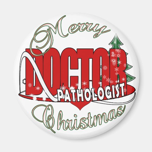 CHRISTMAS PATHOLOGISTISCHER ARZT MAGNET (Vorne)