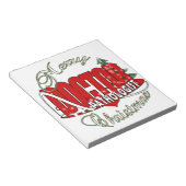 CHRISTMAS PATHOLOGISTISCHER ARZT NOTIZBLOCK (angewinkelt)