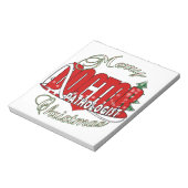 CHRISTMAS PATHOLOGISTISCHER ARZT NOTIZBLOCK (Rotiert)