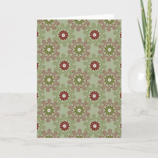 Christmas pattern backgrounds seamless surface pat karte (Vorderseite)