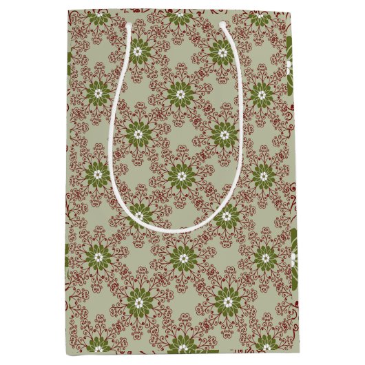 Christmas pattern backgrounds seamless surface pat mittlere geschenktüte (Vorderseite)