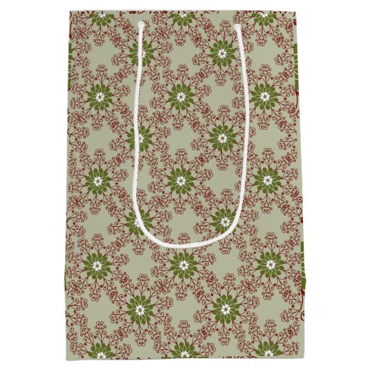 Christmas pattern backgrounds seamless surface pat mittlere geschenktüte (Rückseite)