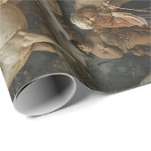 Christmas Pattern • Bruegel Style Vintage Art Geschenkpapier (Rolleneckpunkt)