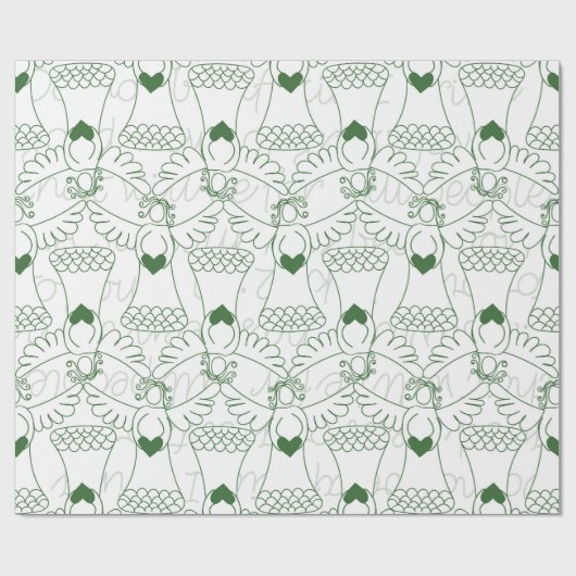 Christmas pattern geschenkpapier (Flach)