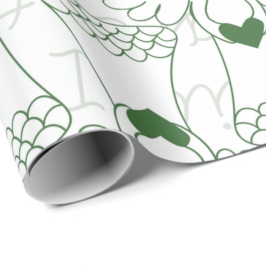 Christmas pattern geschenkpapier (Rolleneckpunkt)