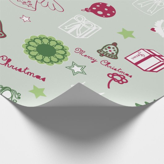 Christmas pattern geschenkpapier (Ecke)