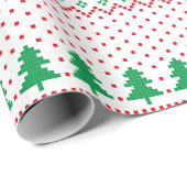 Christmas Pattern Illustration Geschenkpapier (Rolleneckpunkt)