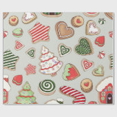 Christmas Pattern Illustration Geschenkpapier (Flach)