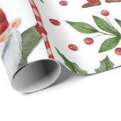 Christmas Pattern Illustration Geschenkpapier (Rolleneckpunkt)