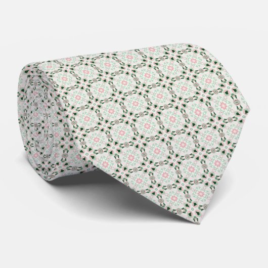 Christmas Pattern Krawatte (Gerollt)