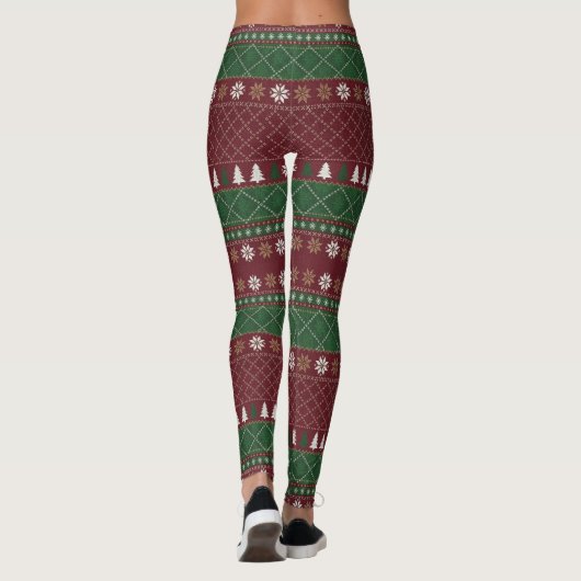Christmas Pattern Leggings (Rückseite)