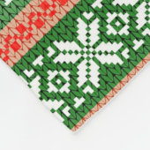 CHRISTMAS PATTERN THROW BLANKET FLEECEDECKE (Ecke)