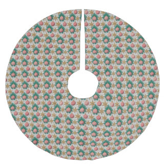 Christmas Pattern Tree Skirt Polyester Weihnachtsbaumdecke