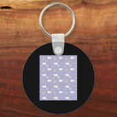 Christmas Pattern With Lar Bears And Snowflakes  Schlüsselanhänger (Vorderseite)