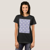 Christmas Pattern With Lar Bears And Snowflakes T-Shirt (Vorne ganz)