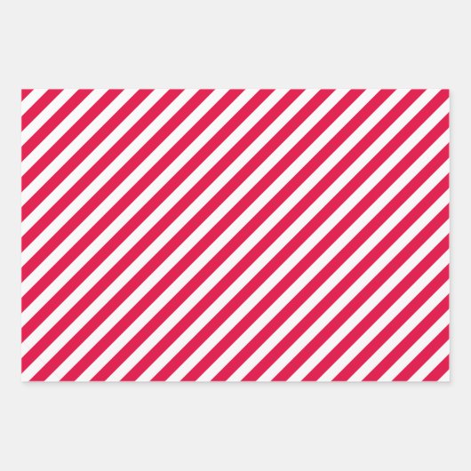 Christmas Paw druckt Pattern Red Happy Pawlidays Geschenkpapier Set (Vorderseite 2)