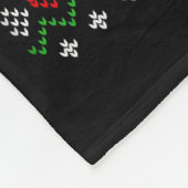 Christmas Pea Ugly Xmas Sweater  Fleecedecke (Ecke)