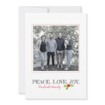 Christmas Peace Liebe Joy Holly Familienname Foto