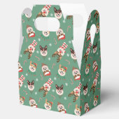 Christmas Pembroke Welsh Corgi Hunde Geschenkschachtel (Geöffnet)