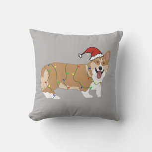 Christmas Pembroke Welsh Corgi Kissen