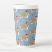 Christmas Pembroke Welsh Corgi Milchtasse (Vorderseite)