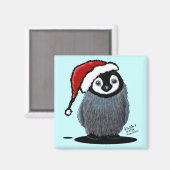 Christmas Penguin Chick Magnet (Vorderseite/Rückseite)