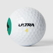 Christmas Penguin Golf Balls Golfball (Logo)