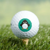Christmas Penguin Golf Balls Golfball (Insitu T-Shirt)