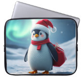Christmas penguin laptopschutzhülle (Vorderseite)