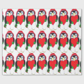 CHRISTMAS PENGUIN LIEBE Packpapier (Flach)