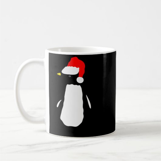 Christmas Penguin Pajamas Shirt Kaffeetasse (Links)