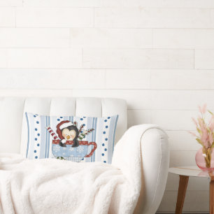 Christmas Penguin Pillow Lendenkissen