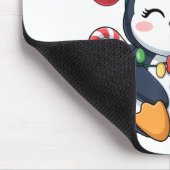 Christmas Penguin Reindeer Lights Holiday Animal K Mousepad (Ecke)