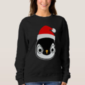 Christmas Penguin Sweatshirt (Vorderseite)