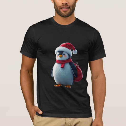 Christmas penguin T-Shirt (Vorderseite)