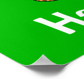 Christmas Penguins Singing Poster (Ecke)