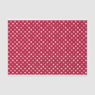 Christmas Peppermint Candy Lollipops Polka Dot Seidenpapier