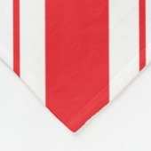 Christmas Peppermint Candy Stripes Fleecedecke (Ecke)