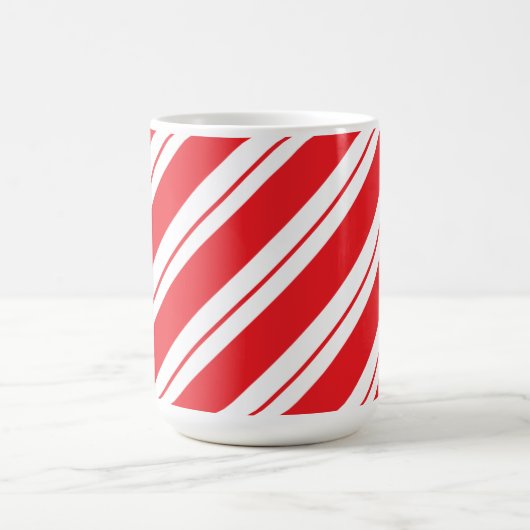 Christmas Peppermint Candy Stripes Kaffeetasse (Mittel)