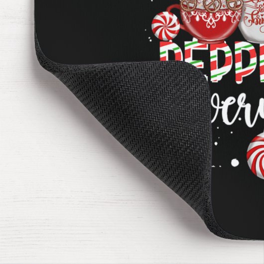 Christmas Peppermint Everything Coffee Chocolate M Mousepad (Ecke)