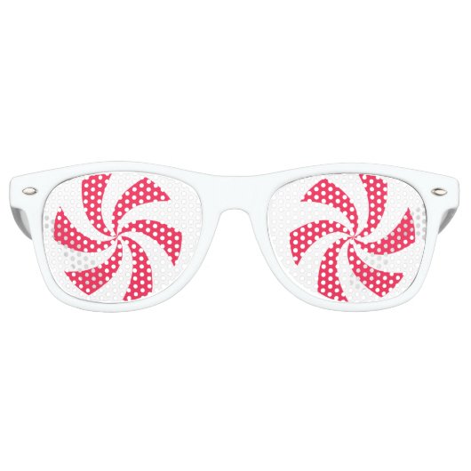 Christmas Peppermint Partybrille (Vorderseite)