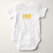 Christmas personalisiert Baby Jersey Bodysuit-Farb Baby Strampler (Rückseite)