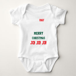 Christmas personalisiert Baby Jersey Bodysuit-Farb Baby Strampler