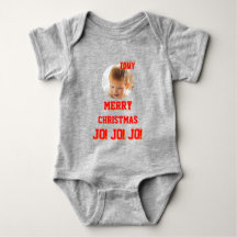 Christmas personalisiert Baby Jersey Bodysuit-Farb