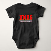Christmas personalisiert Baby Jersey Bodysuit-Farb Baby Strampler (Rückseite)