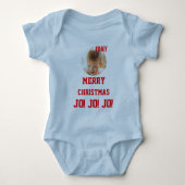 Christmas personalisiert Baby Jersey Bodysuit-Farb Baby Strampler (Vorderseite)