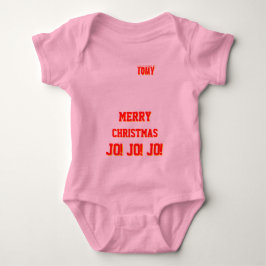 Christmas personalisiert Baby Jersey Bodysuit-Farb Baby Strampler