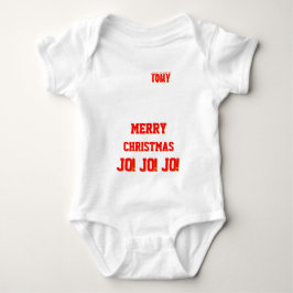 Christmas personalisiert Baby Jersey Bodysuit-Farb Baby Strampler